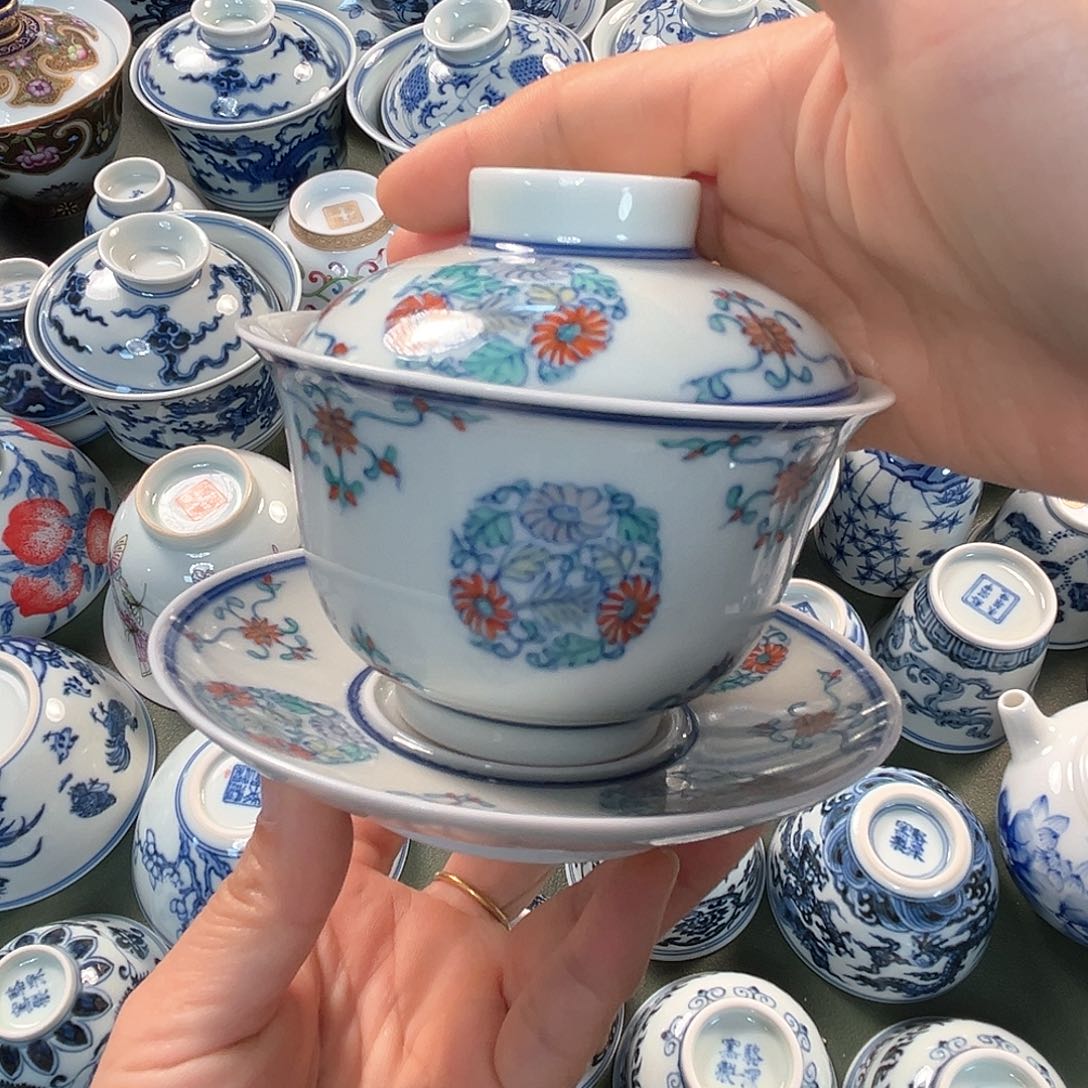 杯青花瓷器青花瓷器