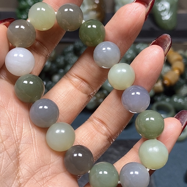 和田玉手串未镶嵌