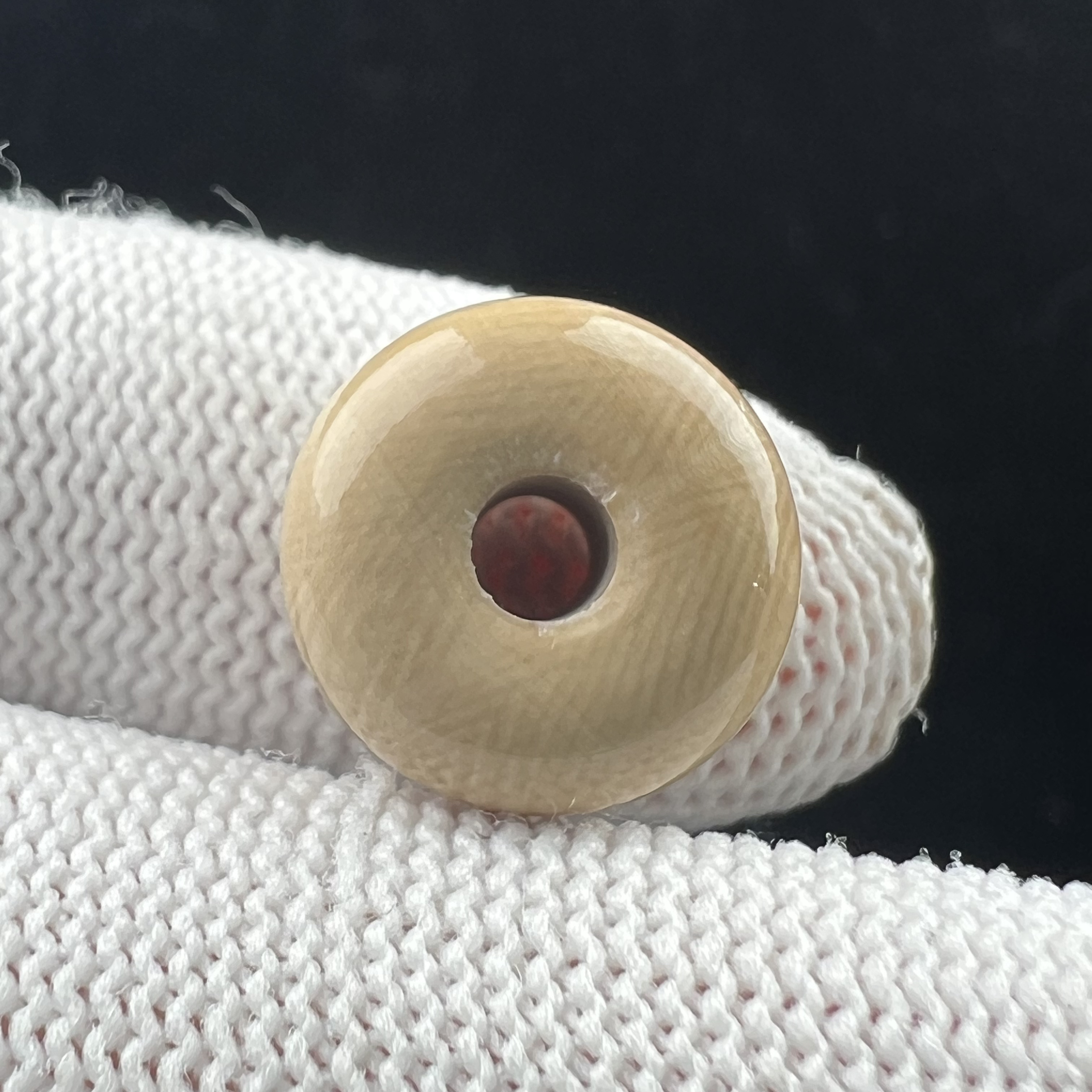 K1631天然猛犸小扣子 13.5*8.5mm一物一图 假一罚十