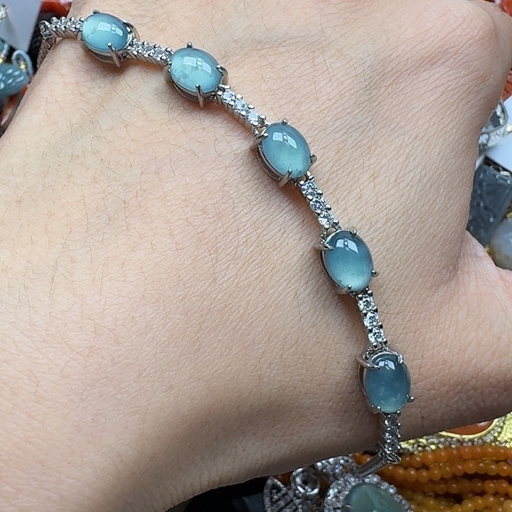 翡翠未镶嵌项链翡翠