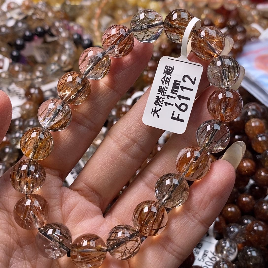 未镶嵌水晶手链水