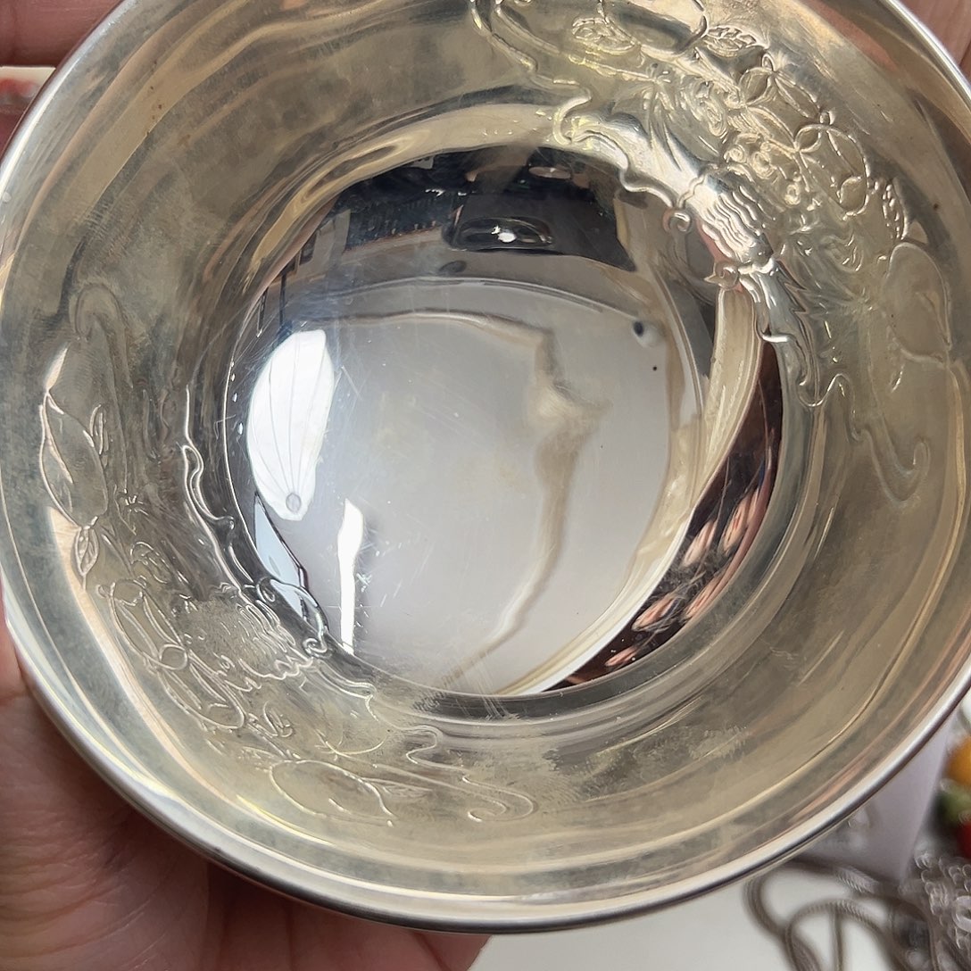 足银纯银纳福银碗