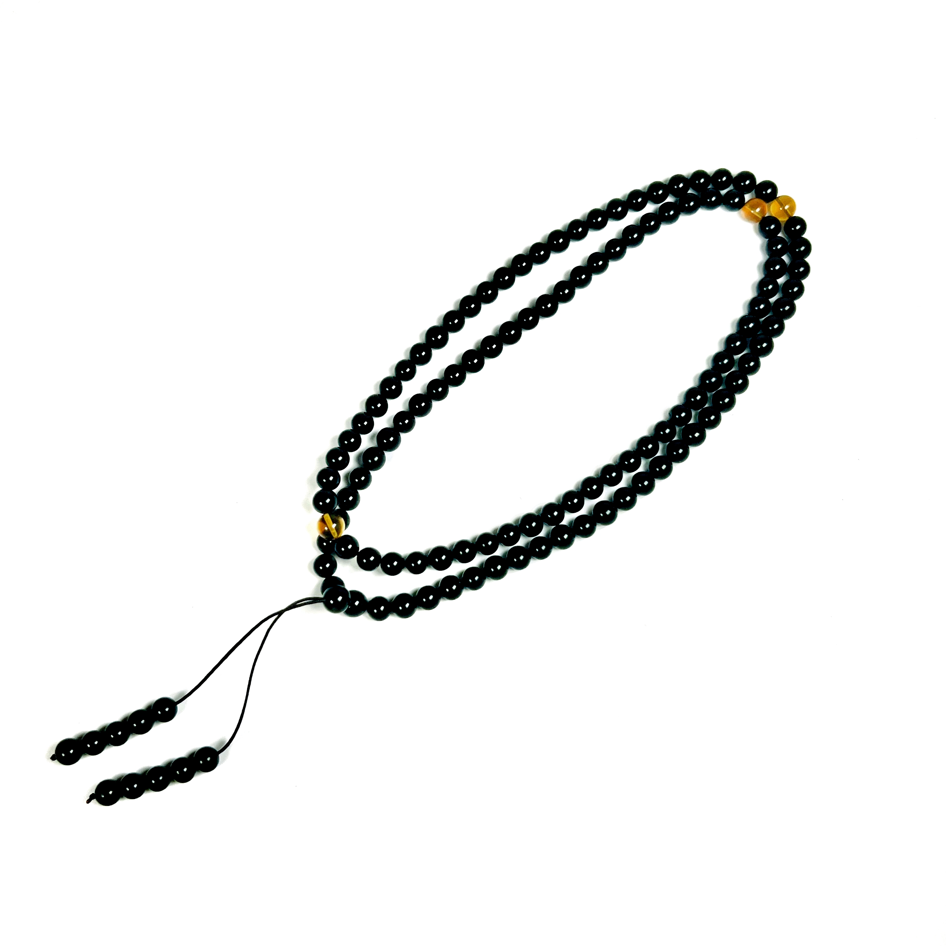 缅甸翳珀108男女款项链颈饰复古长链经典素款(Z0024-67)