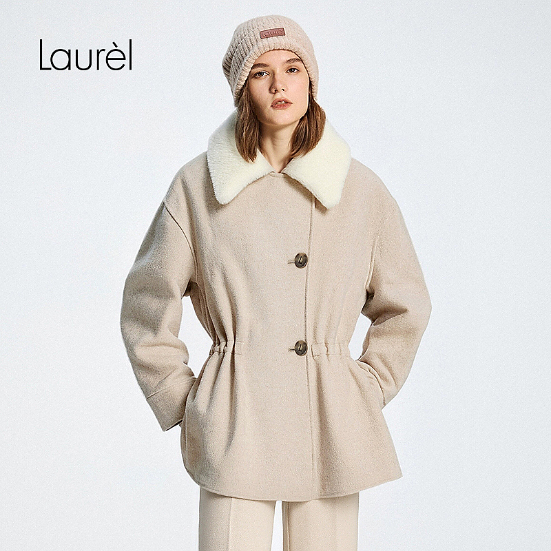 Laurel劳芮25秋新款收腰短款大衣LWL355D15500