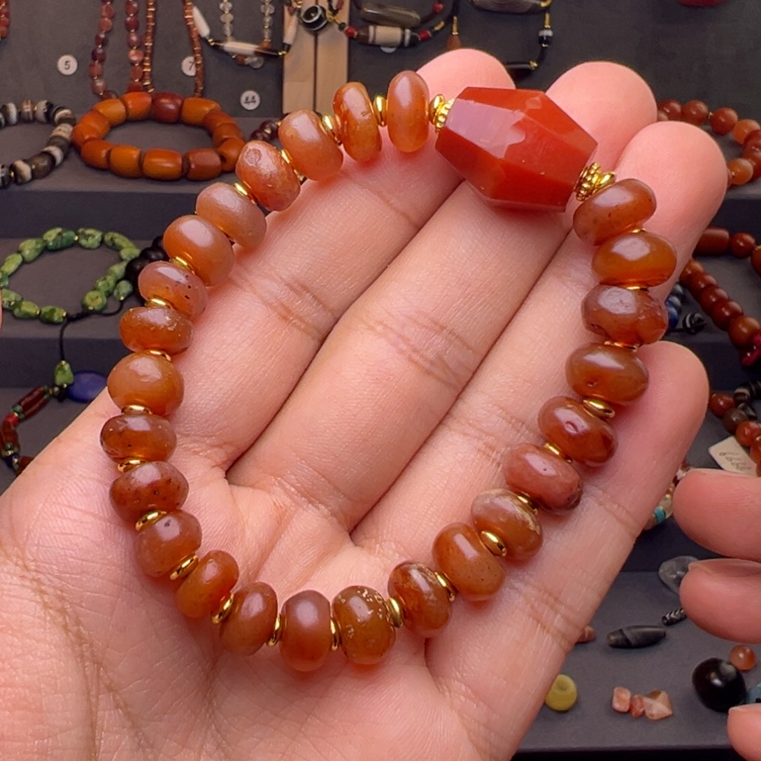 玛瑙/玉髓未镶嵌手链