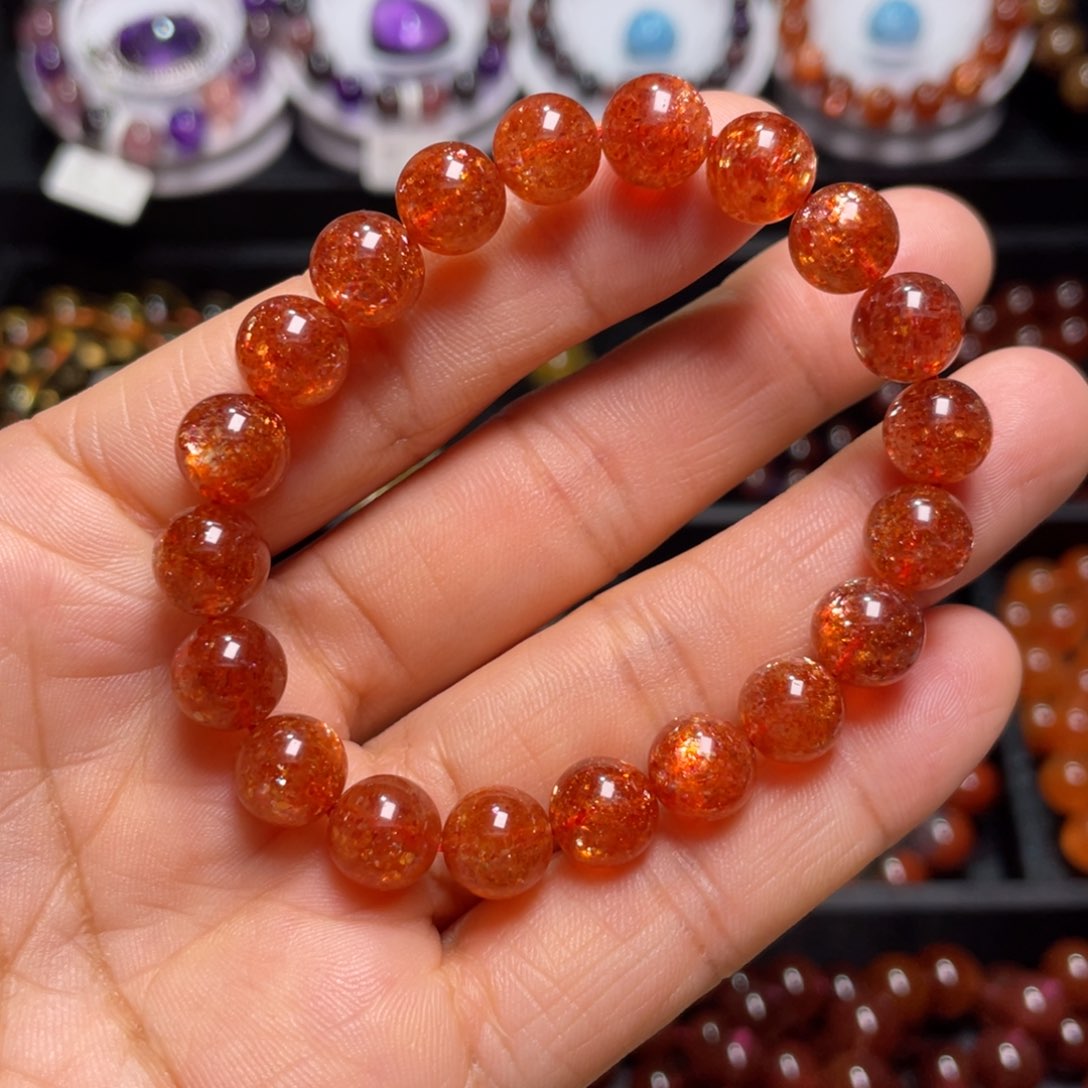 日光石手链未镶嵌金太阳