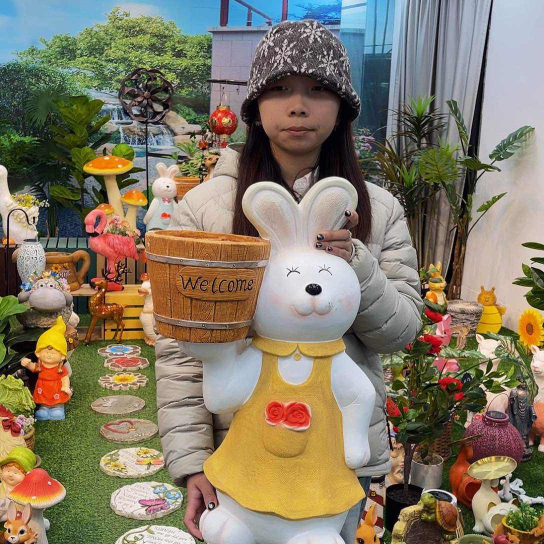 红陶花园庭院摆件&000&