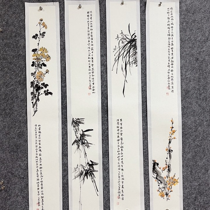 国画闲堂春民国画作品