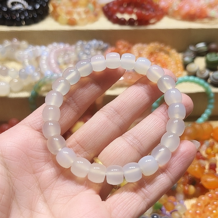 玛瑙/玉髓未镶嵌手链