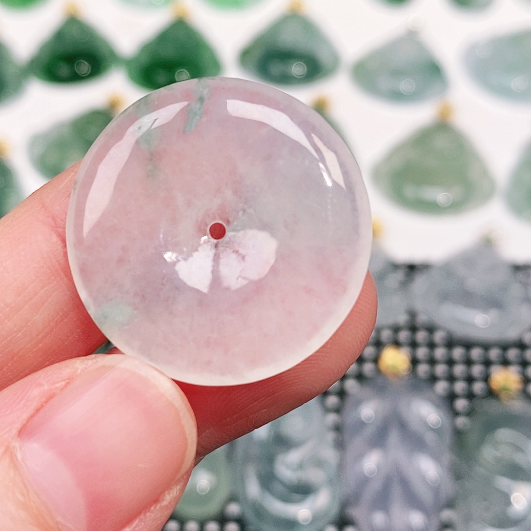 翡翠未镶嵌颈饰26.7/4.6