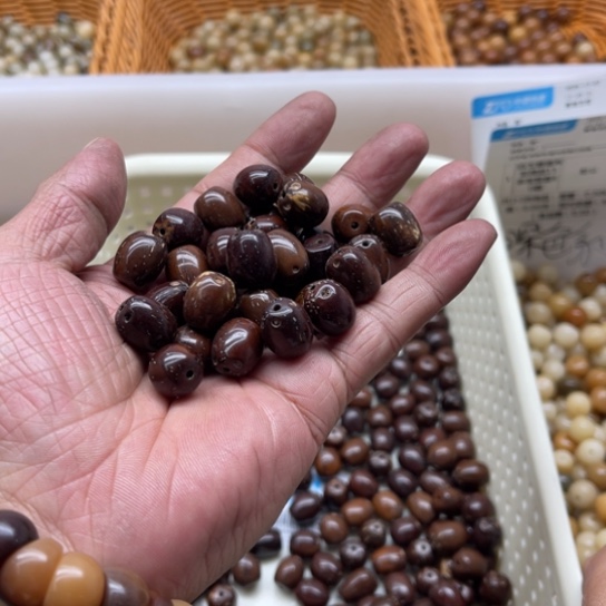 吊坠白玉菩提精品13-12紫金鼠桶珠20颗