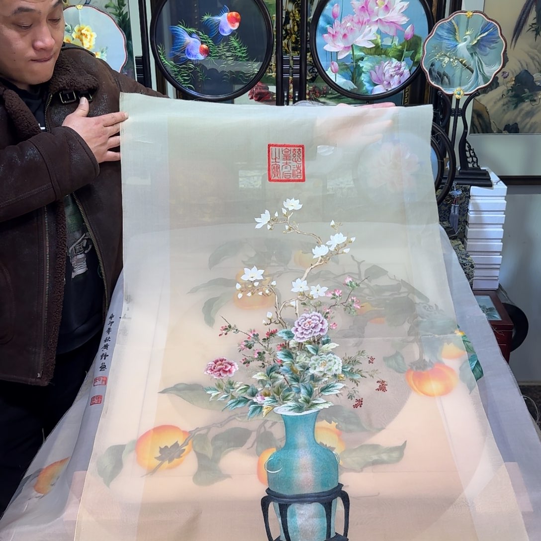 刺绣刺绣工艺精湛