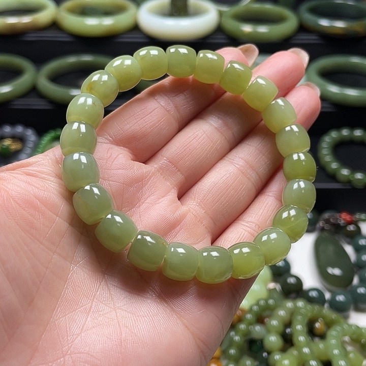 和田玉未镶嵌手链