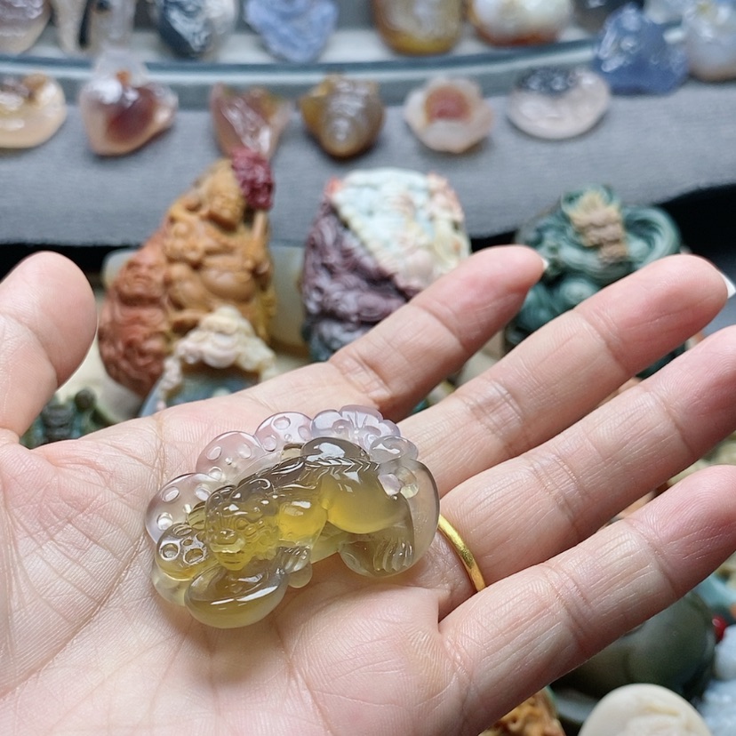 【闪购商品】未镶嵌吊坠定制玛瑙