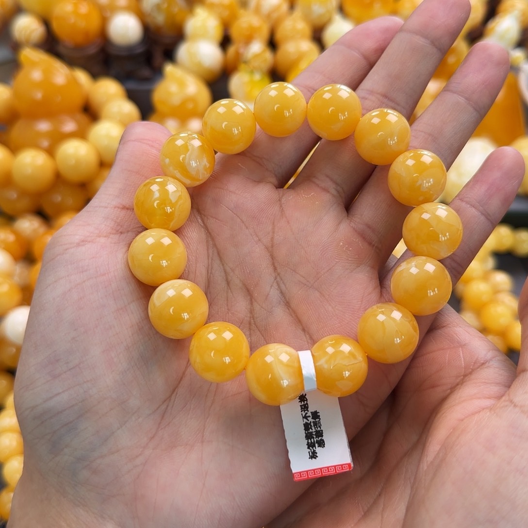 琥珀未镶嵌珠宝奇石15mm同料