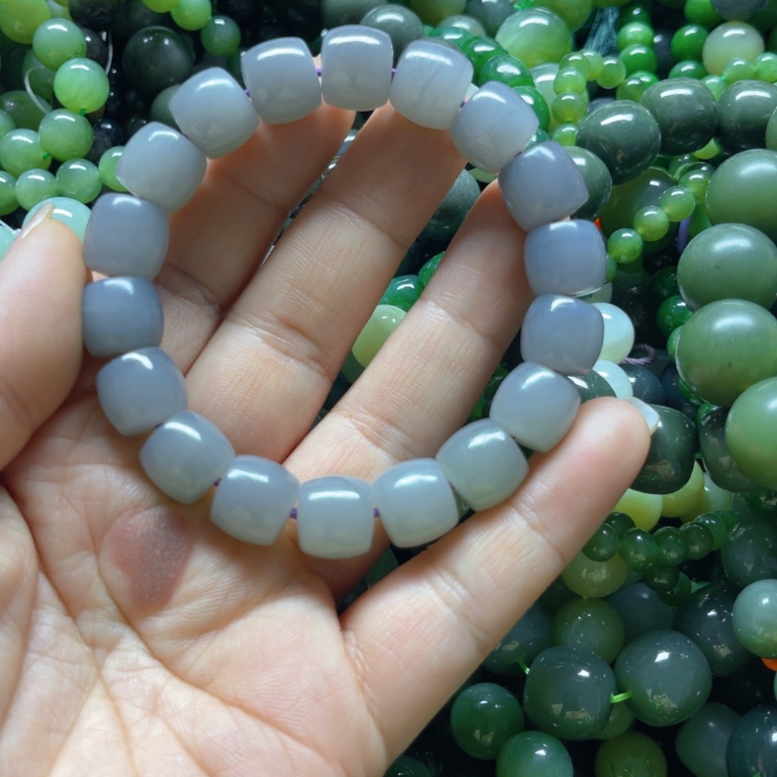 和田玉手链未镶嵌