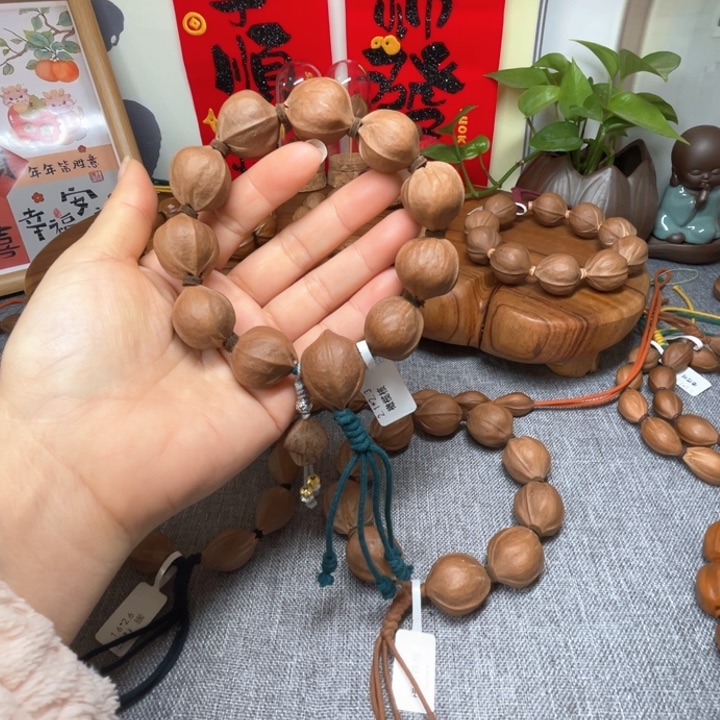 橄榄核手串/手链黑***巴梅林铁核21.23
