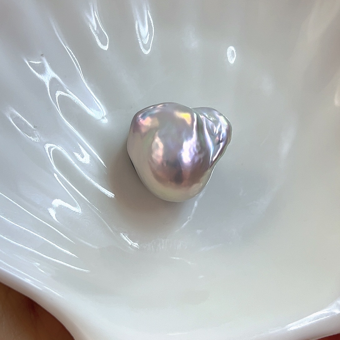 露***银S925镶嵌淡水珍珠颈饰