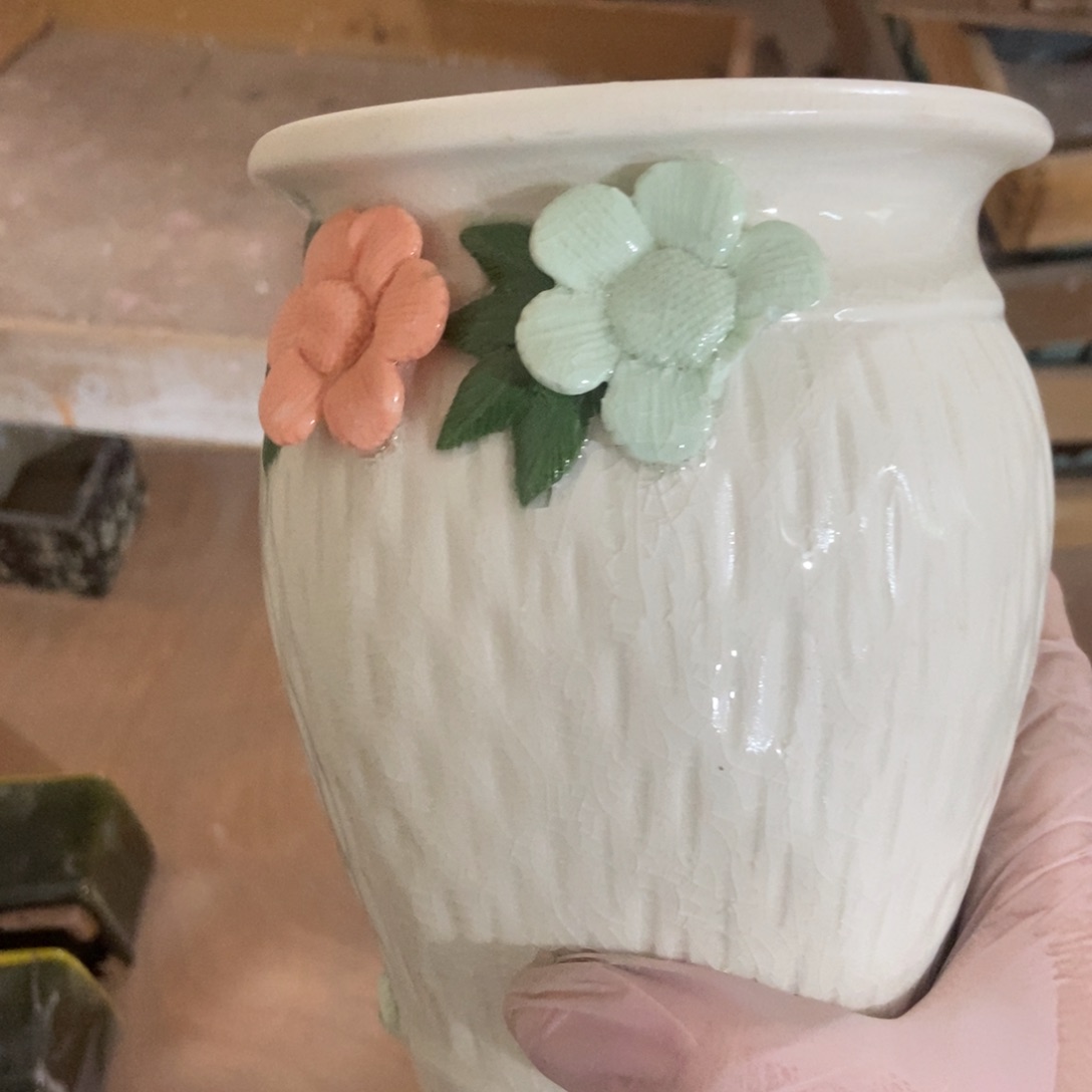 红陶高温陶瓷花盆