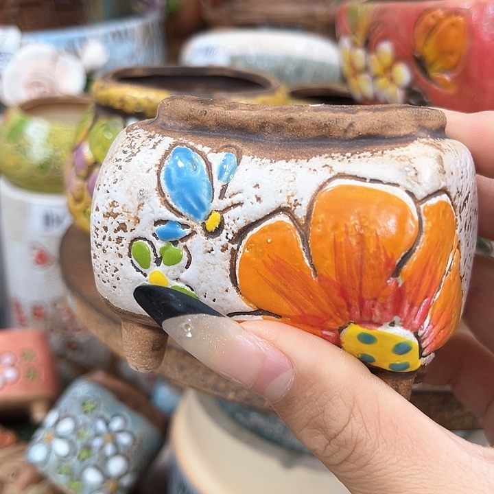 红陶粗陶多肉花盆