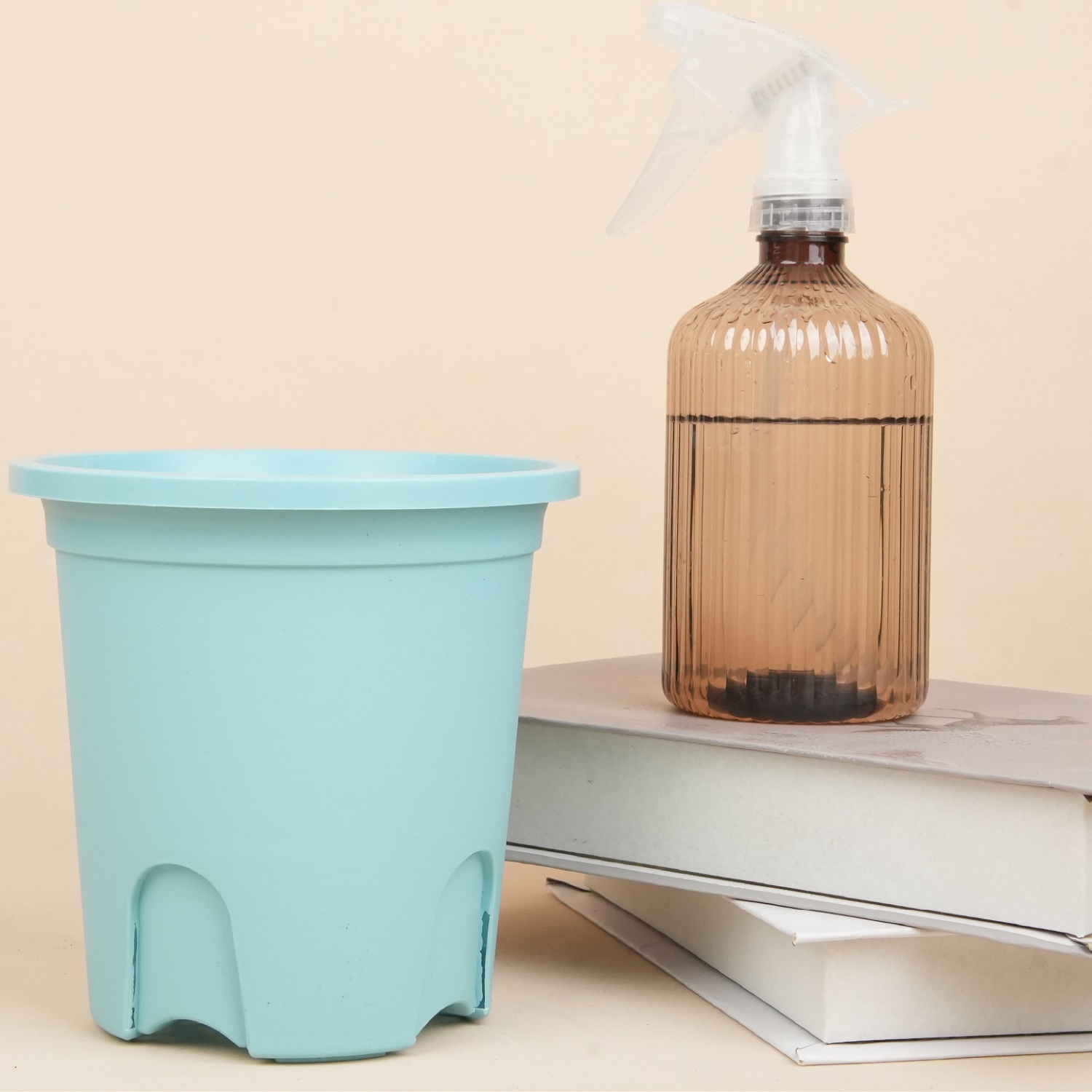 正品圆控根口21cm高21cm 塑料环保花盆 (2加仑）