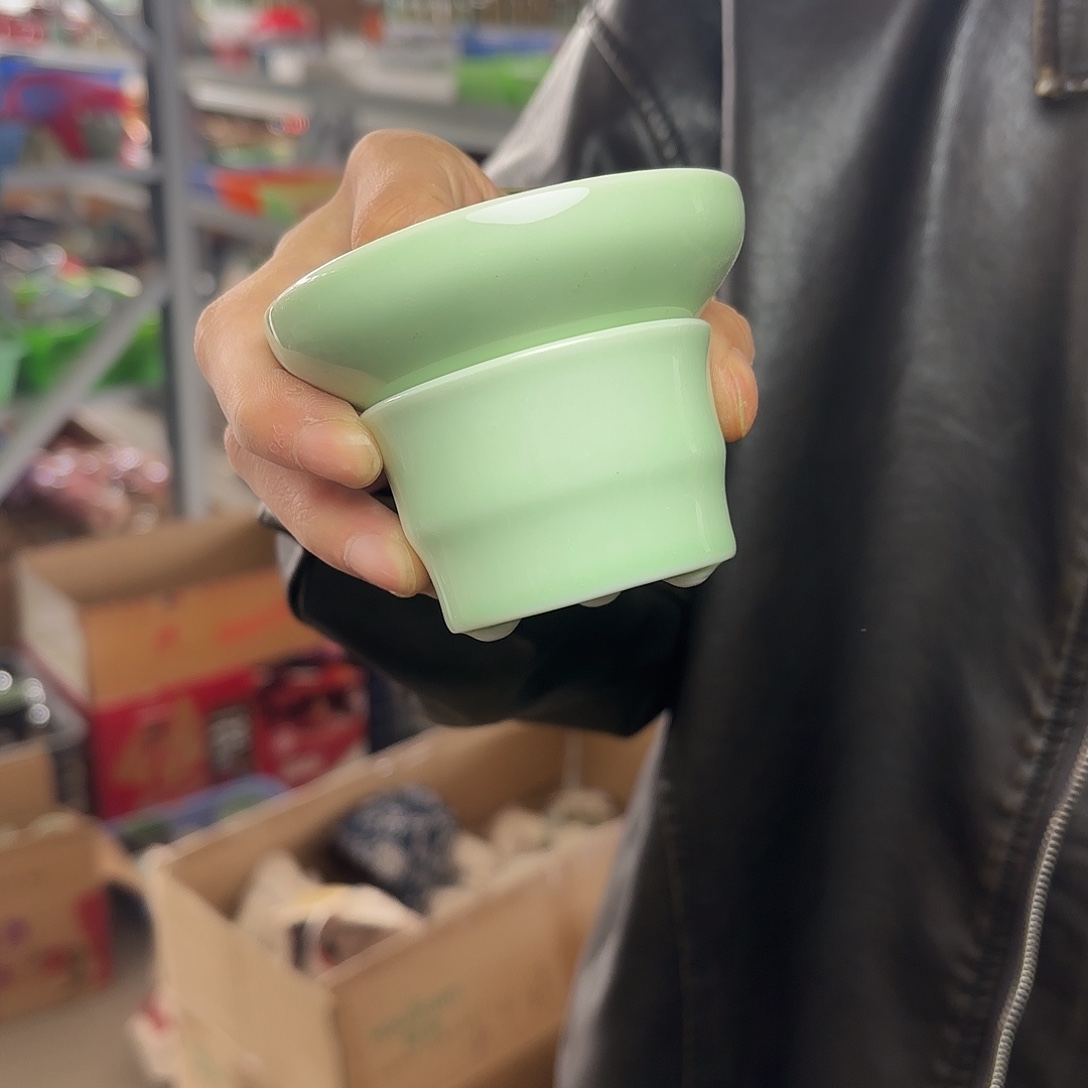 龙泉云间青瓷小米茶器