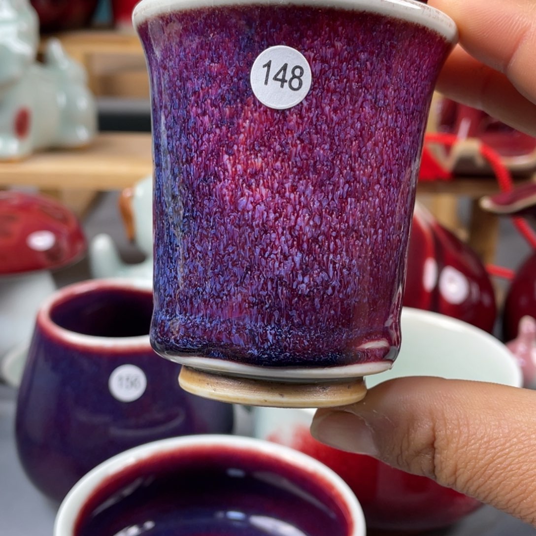 瓷片纯手工制作……微微瑕