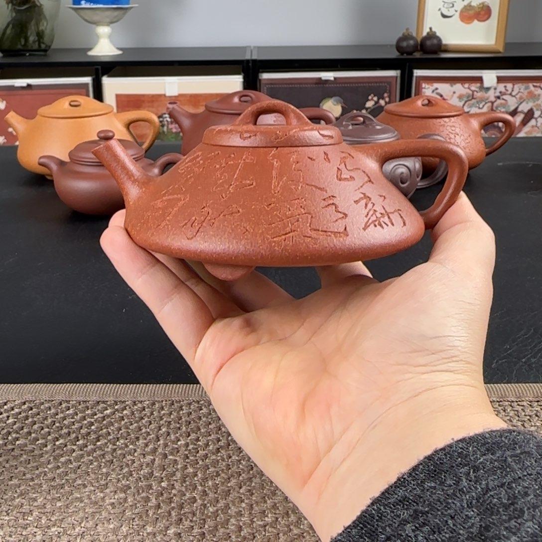 紫砂茶壶微瑕合瓢