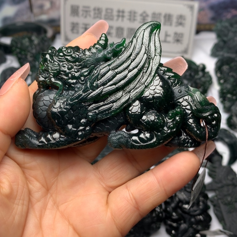 【闪购商品】定制翡翠未镶嵌楓****¼貔貅