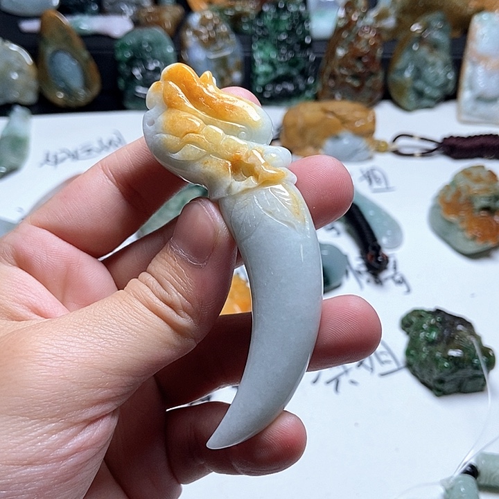 蟋***王翡翠未镶嵌颈饰翡翠a货