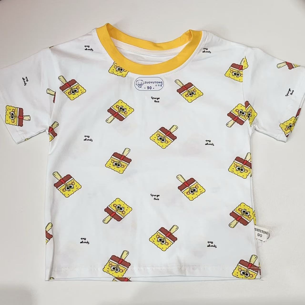 左-【53224-32海绵宝宝】T恤