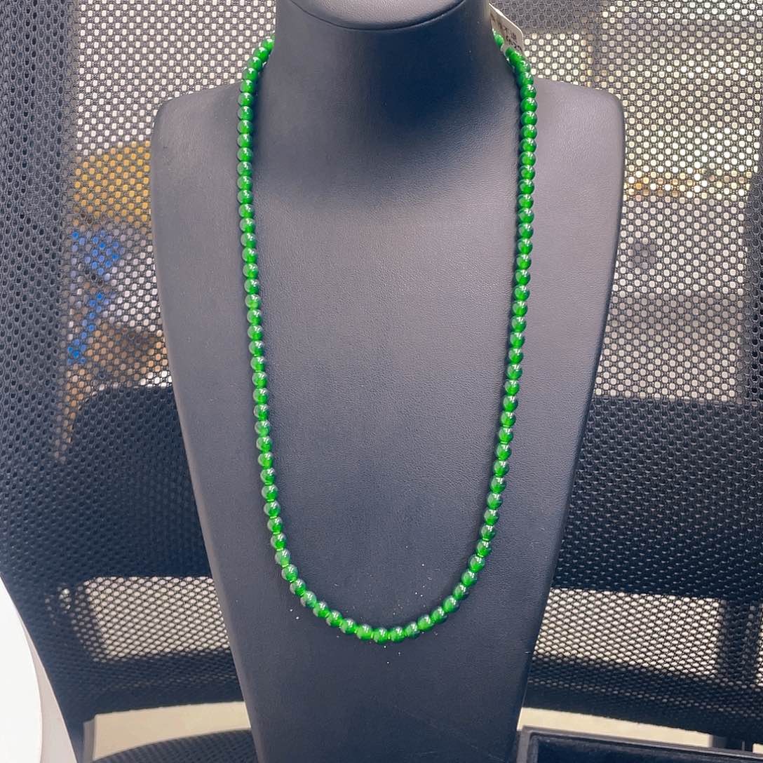 翡翠未镶嵌项链卡6