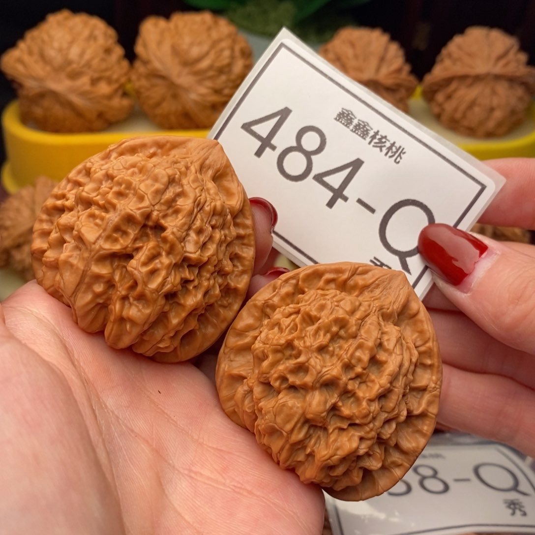 文玩核桃把件官帽45