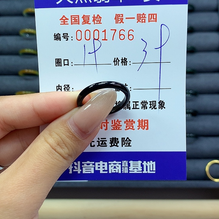 翡翠戒指未镶嵌      1766