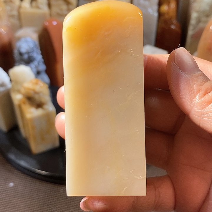 巴林石印石毋*巴林石雕刻工艺品