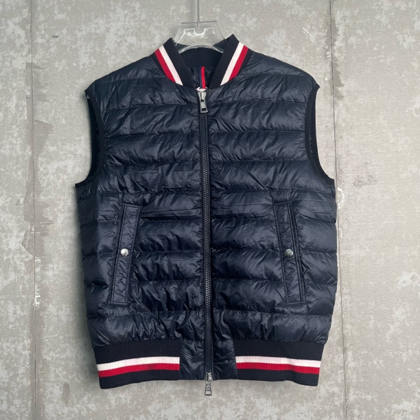未使用 WE11 DONE 2*1/蒙口/藏青色红标logo羽绒马甲/17819/JP