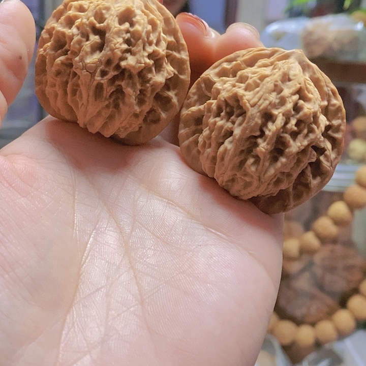 【闪购商品】文玩核桃把件43.5老款狮子头