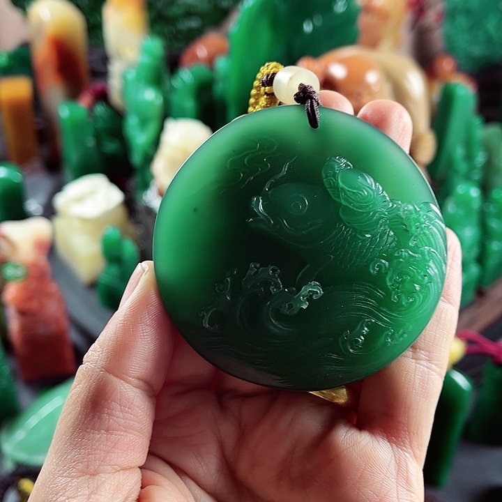 四川石学*雅安绿名贵石材