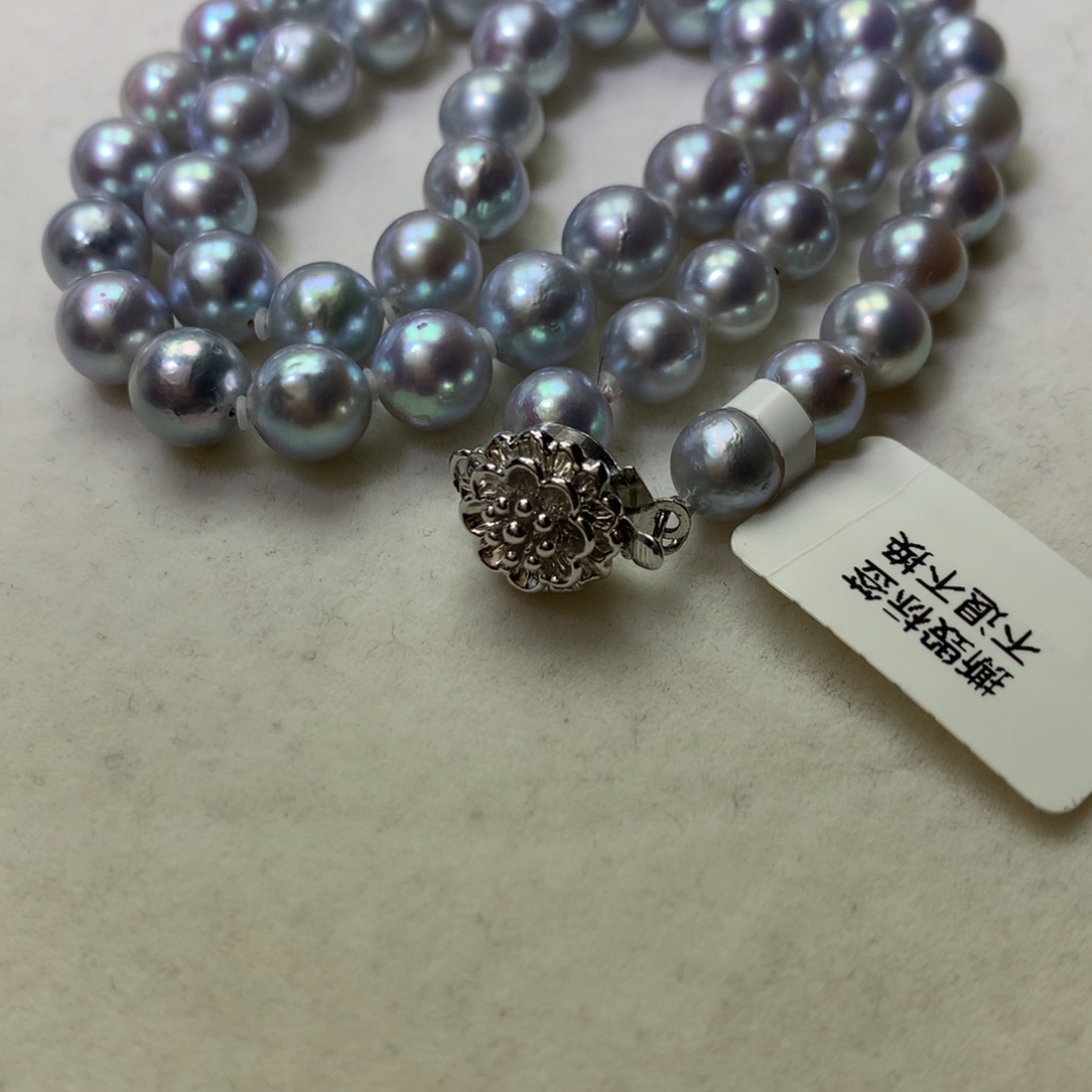 颈饰银S925镶嵌海水珍珠