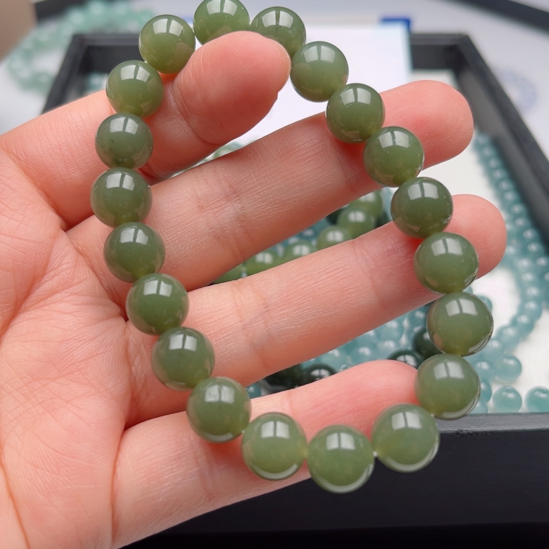 和田玉手链未镶嵌散珠自选