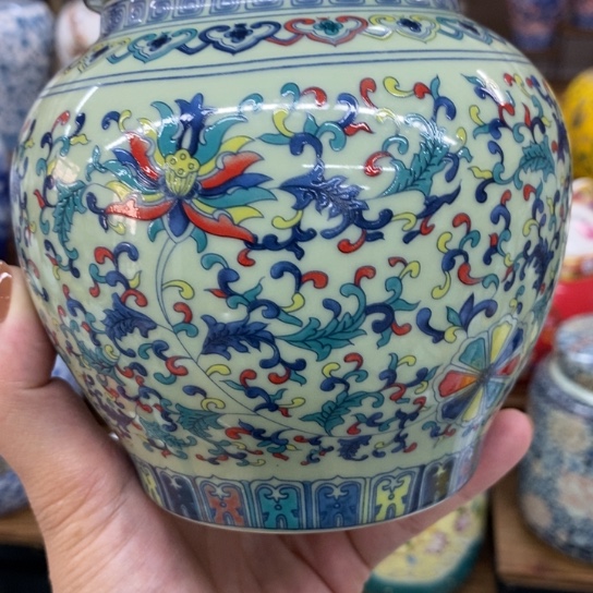 瓷片陶瓷茶叶罐密封罐