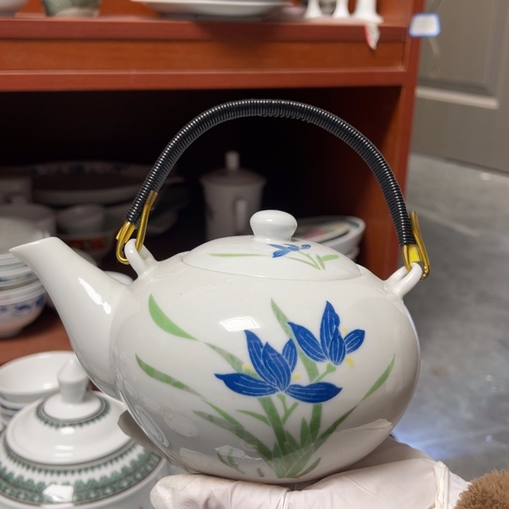 陶瓷醴陵釉下印花650毫升