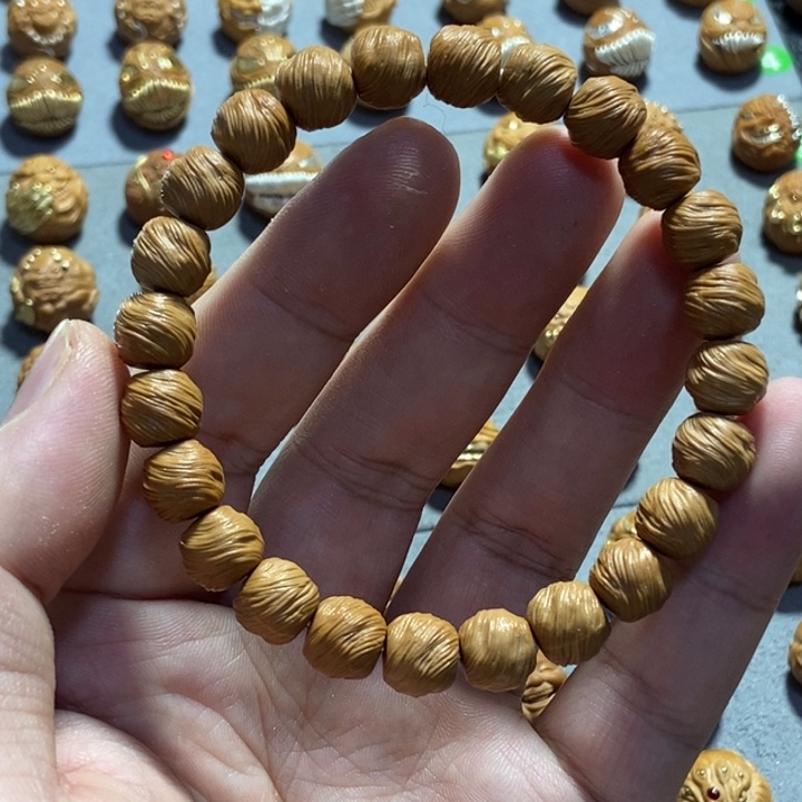 把件猴头核桃鬼印