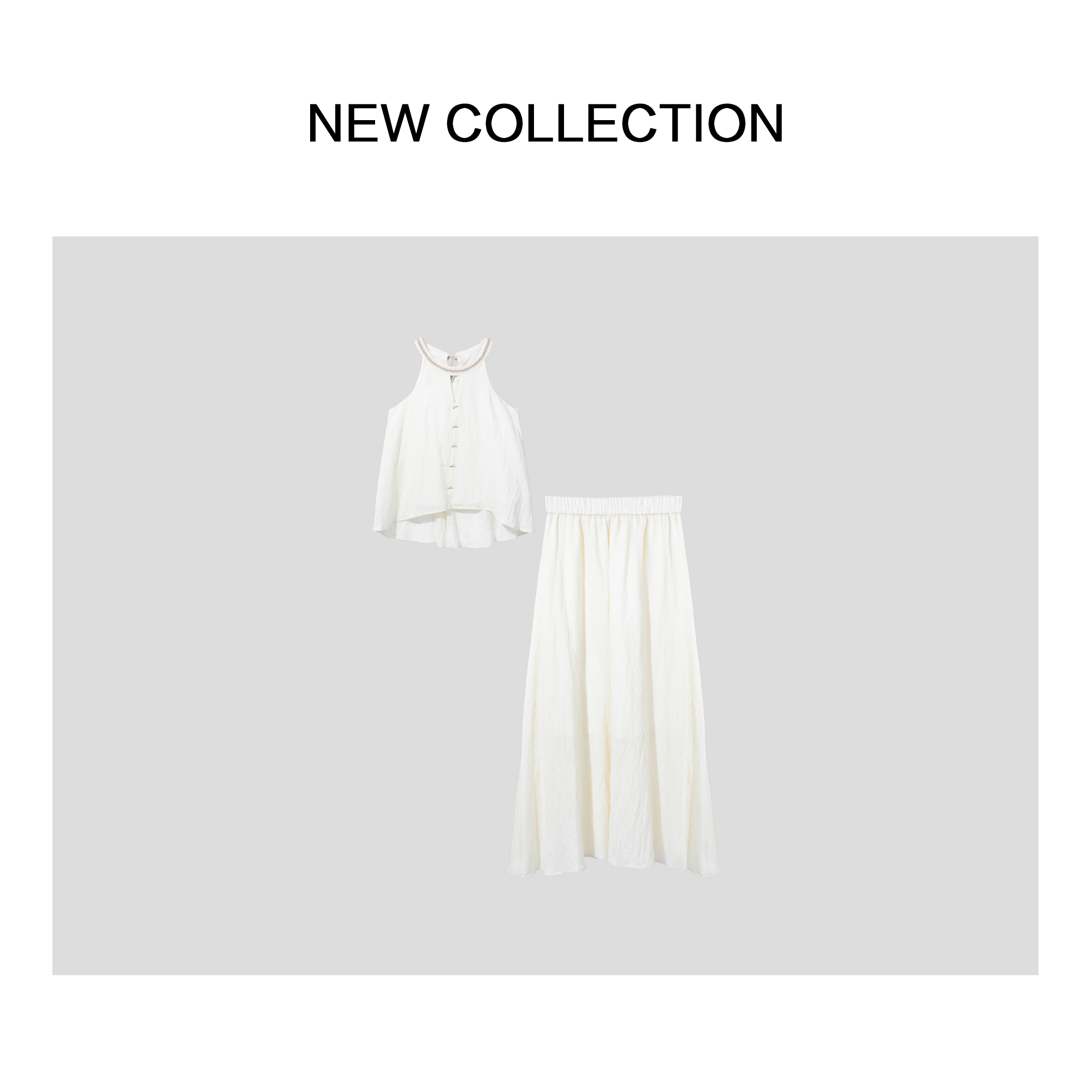 【婷婷专属】新款潮流时尚上衣+半裙套装 D1528061-28061