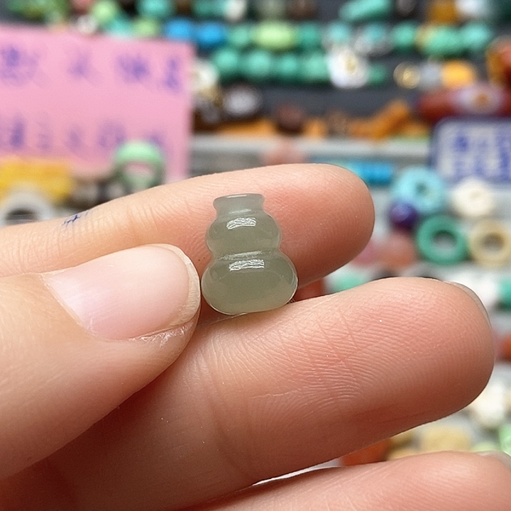 和田玉（青玉）葫芦未镶嵌