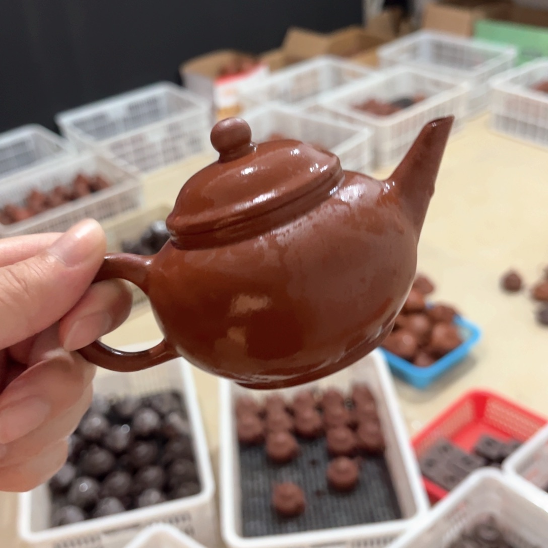 紫砂公道杯朱泥水平哈哈哈哈