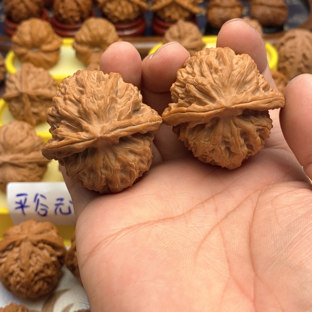 吊坠文玩核桃43尺 全品金麒麟 24