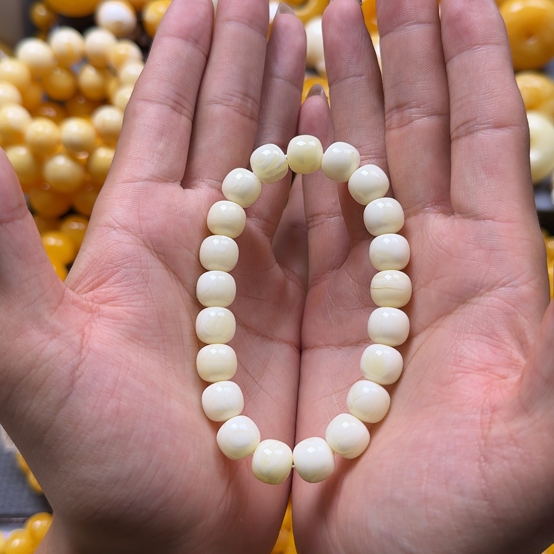 未镶嵌蜜蜡珠宝奇石同料11mm