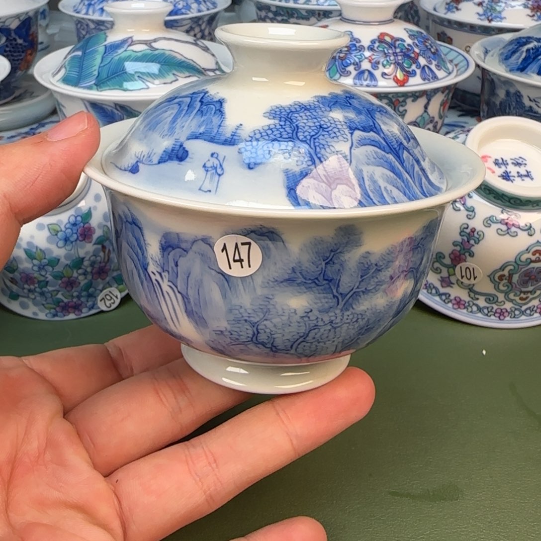 彦祖纯手工手绘茶具147