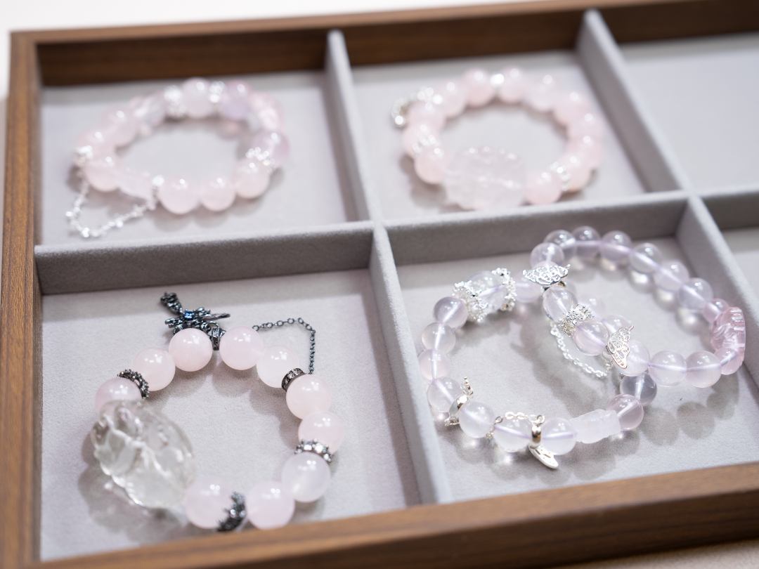 合金手链 原创设计水晶珠串